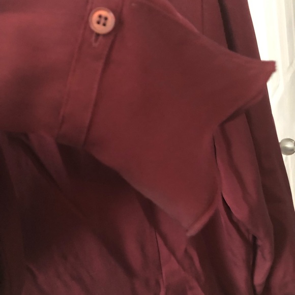 Jones New York Silk Top - flare cuff, Size 12 - Picture 4 of 4